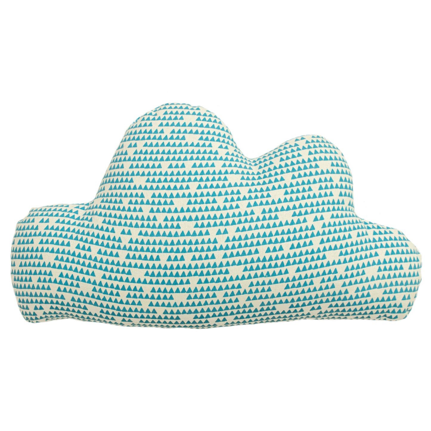 PRINTED CLOUD CUSHION BLUE
