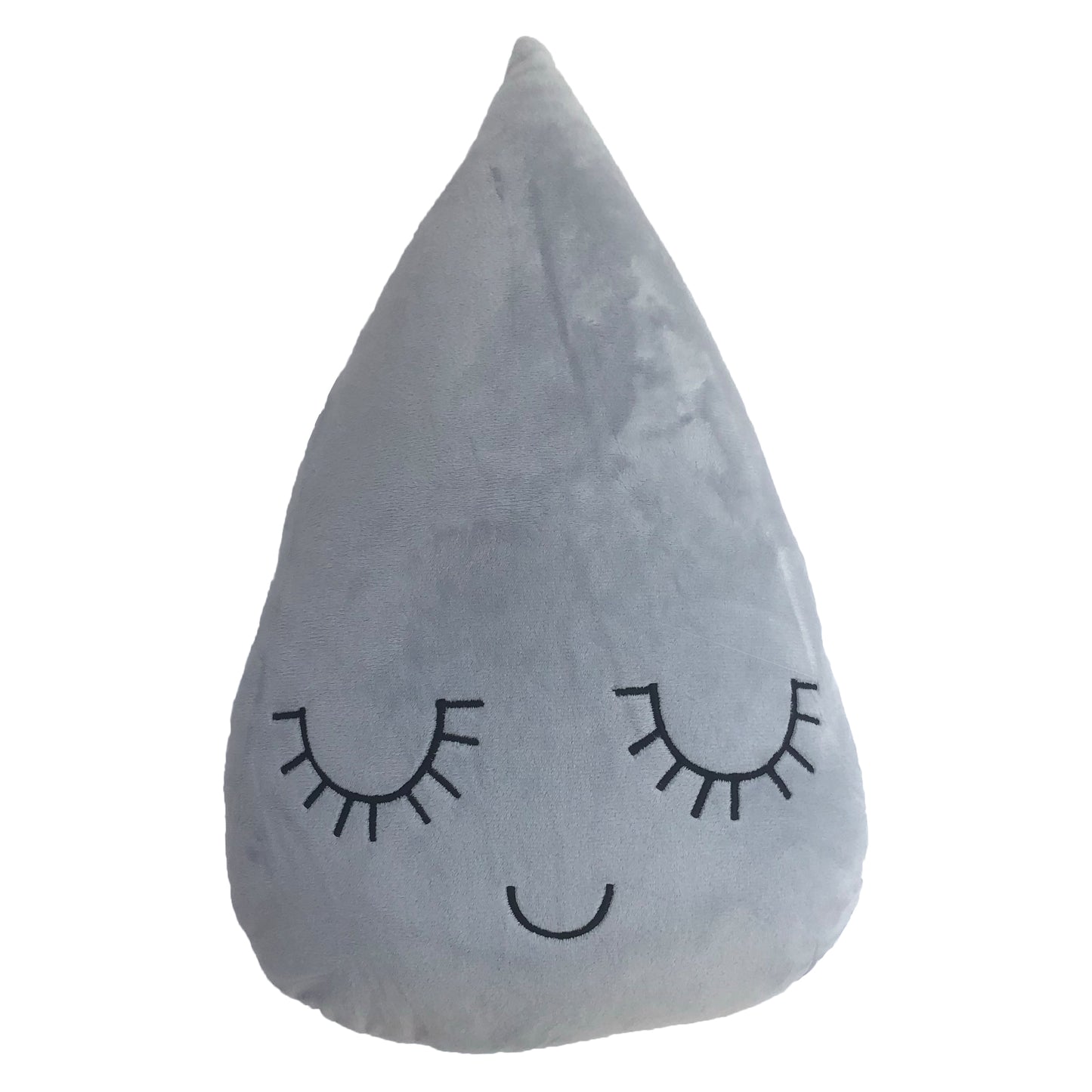 RAIN DROP FILLED CUSHION GRY