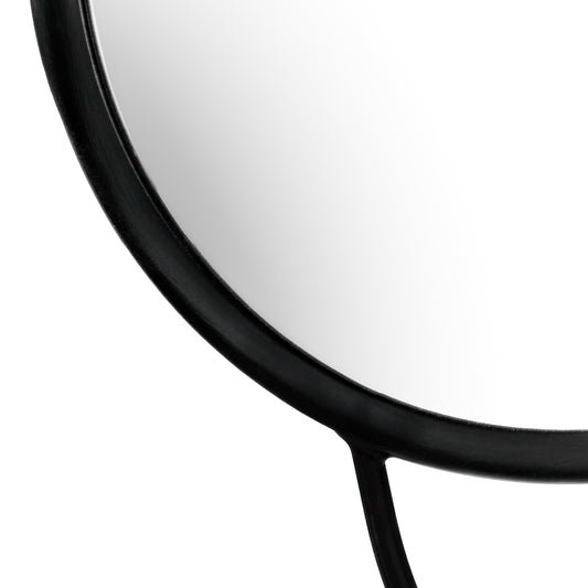ABSTRACT DOUBLE MIRROR BLACK