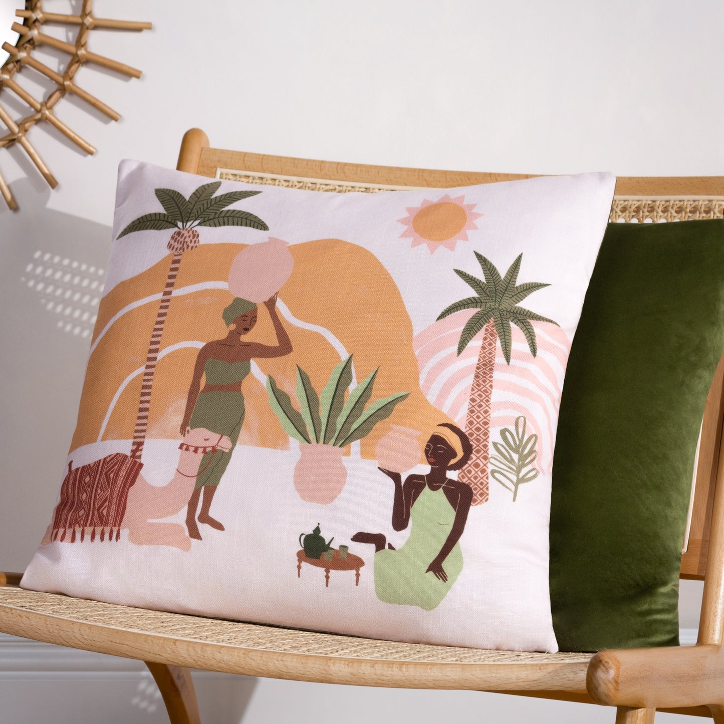ALIA 50X50 CUSHION CASE SAND