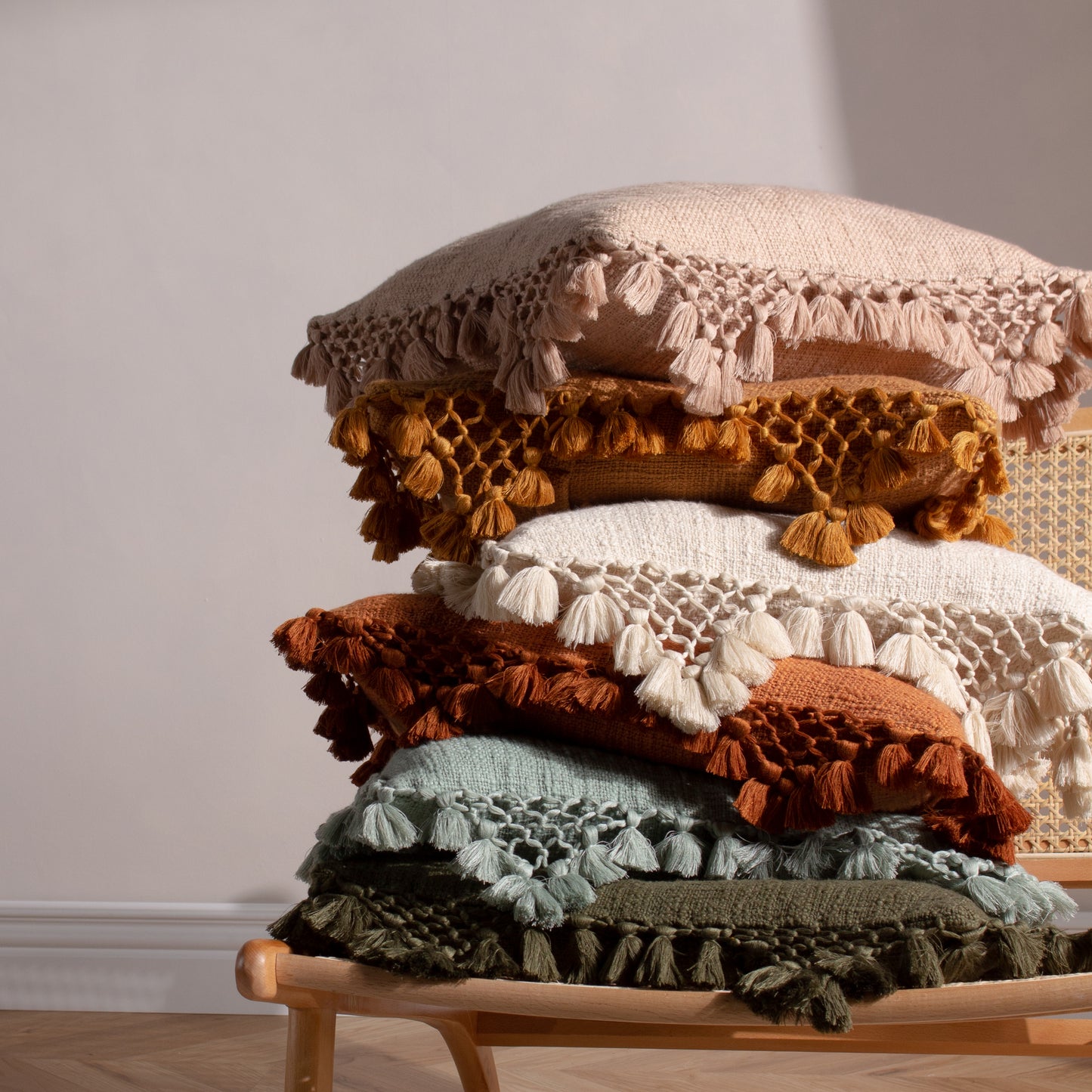 ANKO 45X45 CUSHION CASE PECAN