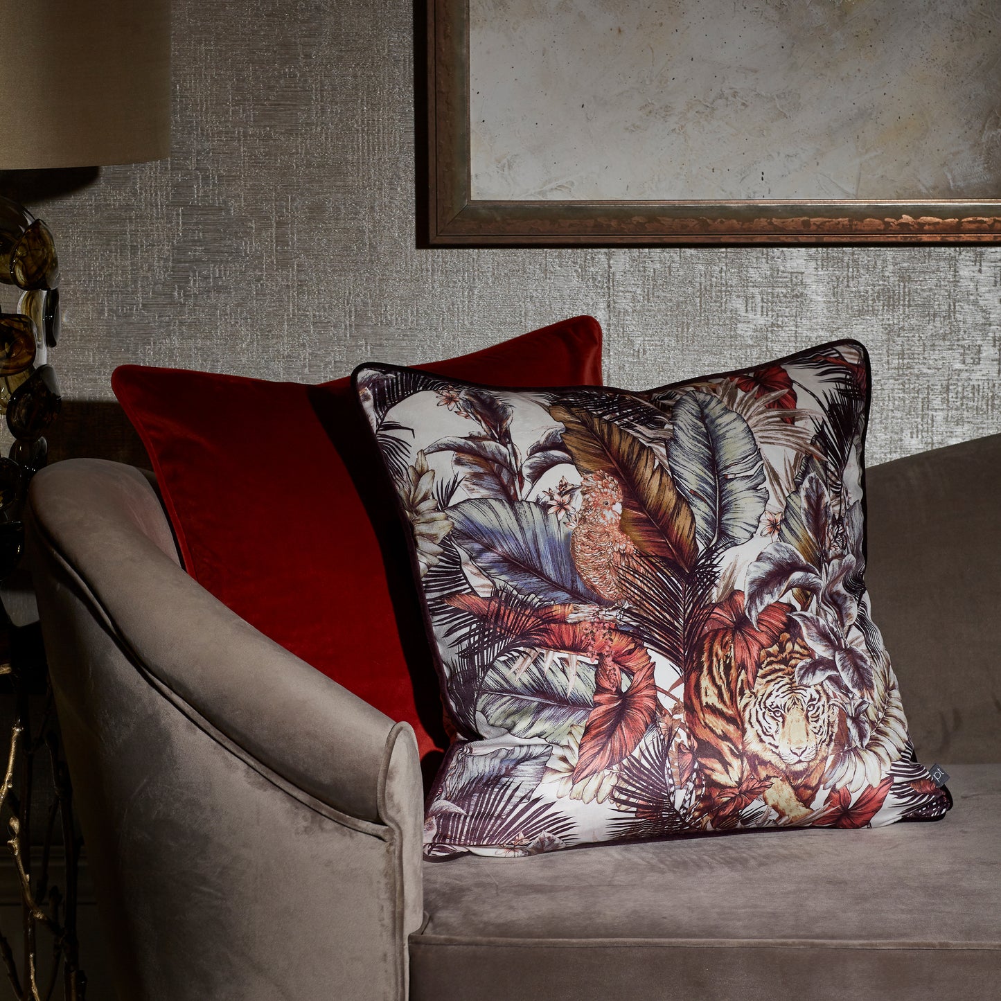 APSLEY 55X55 CUSHION CASE RUSSET