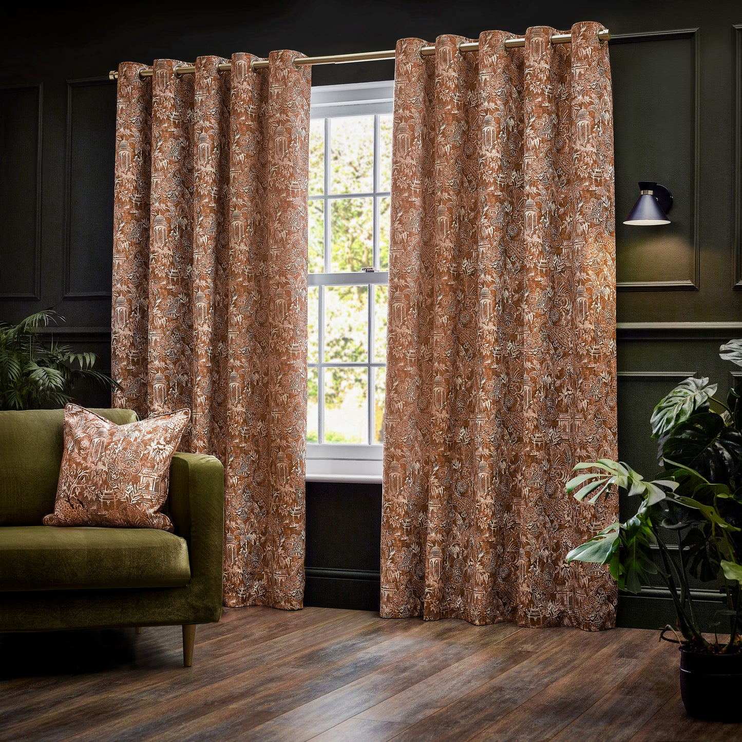 BENGAL 50X50 CUSHION CASE AMBER