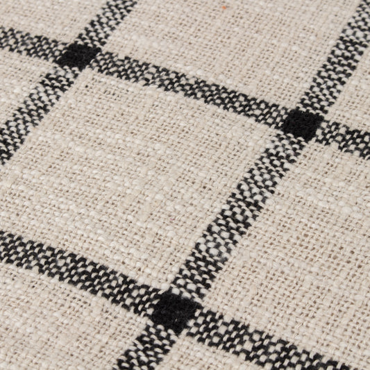 BENI 130X180 THROW NATURAL/BLACK