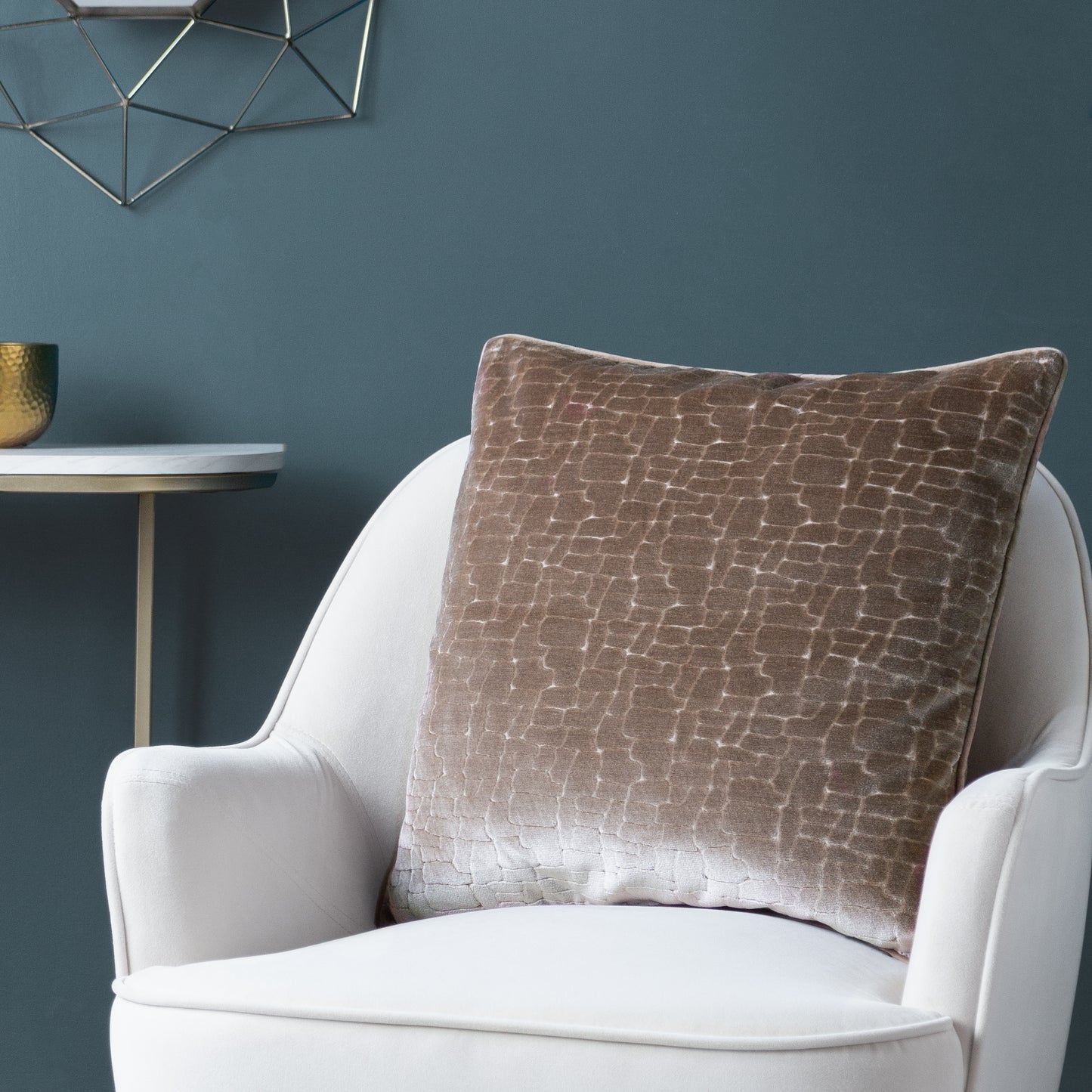 BLOOMSBURY 50X50 CUSHION CASE TAUPE