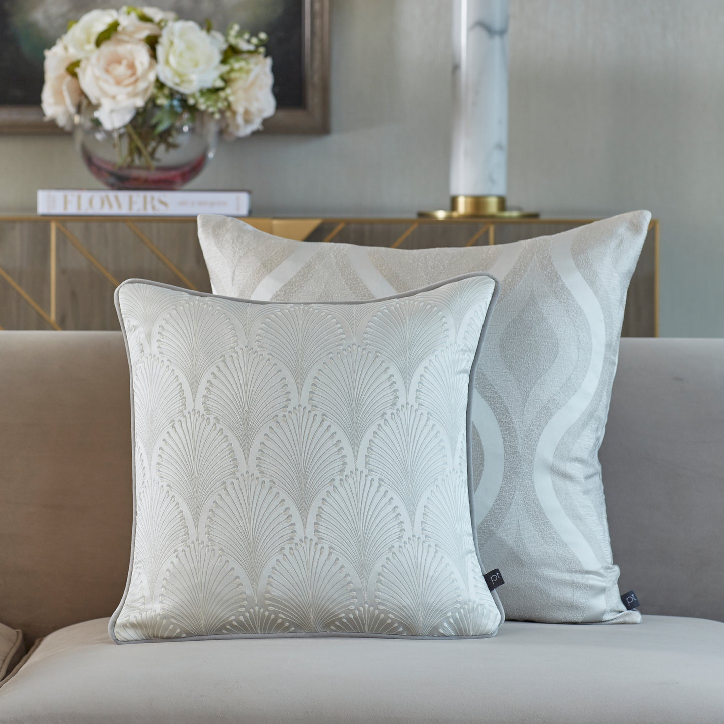 BOUDOIR 43X43 C/CASE ALABASTER