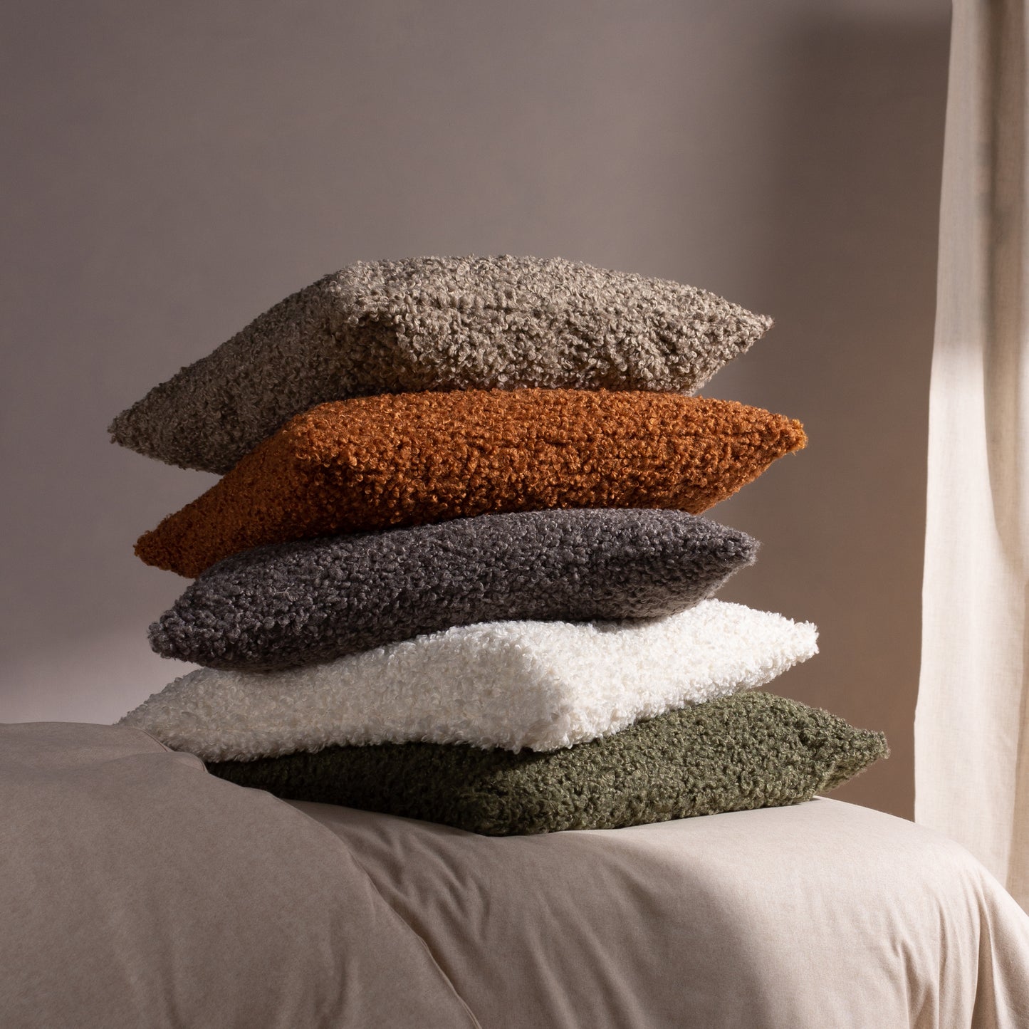 CABU 45X45 CUSHION CASE STORM GREY