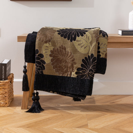 CAPRICE THROW 145X180 BLK