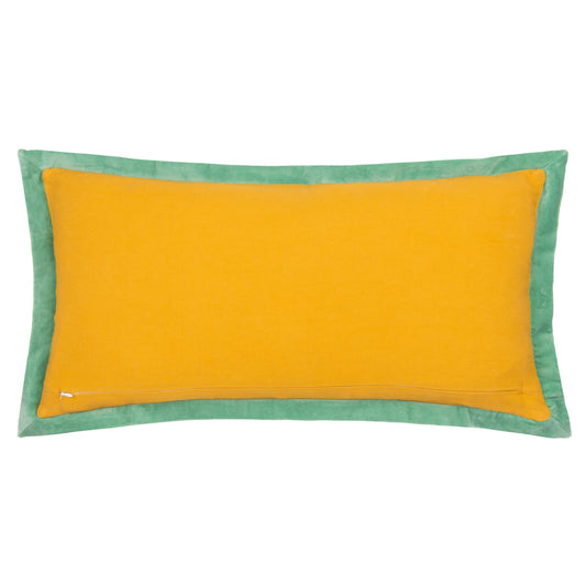 CASA 30X60 CUSHION CASE OCHRE/MARINE