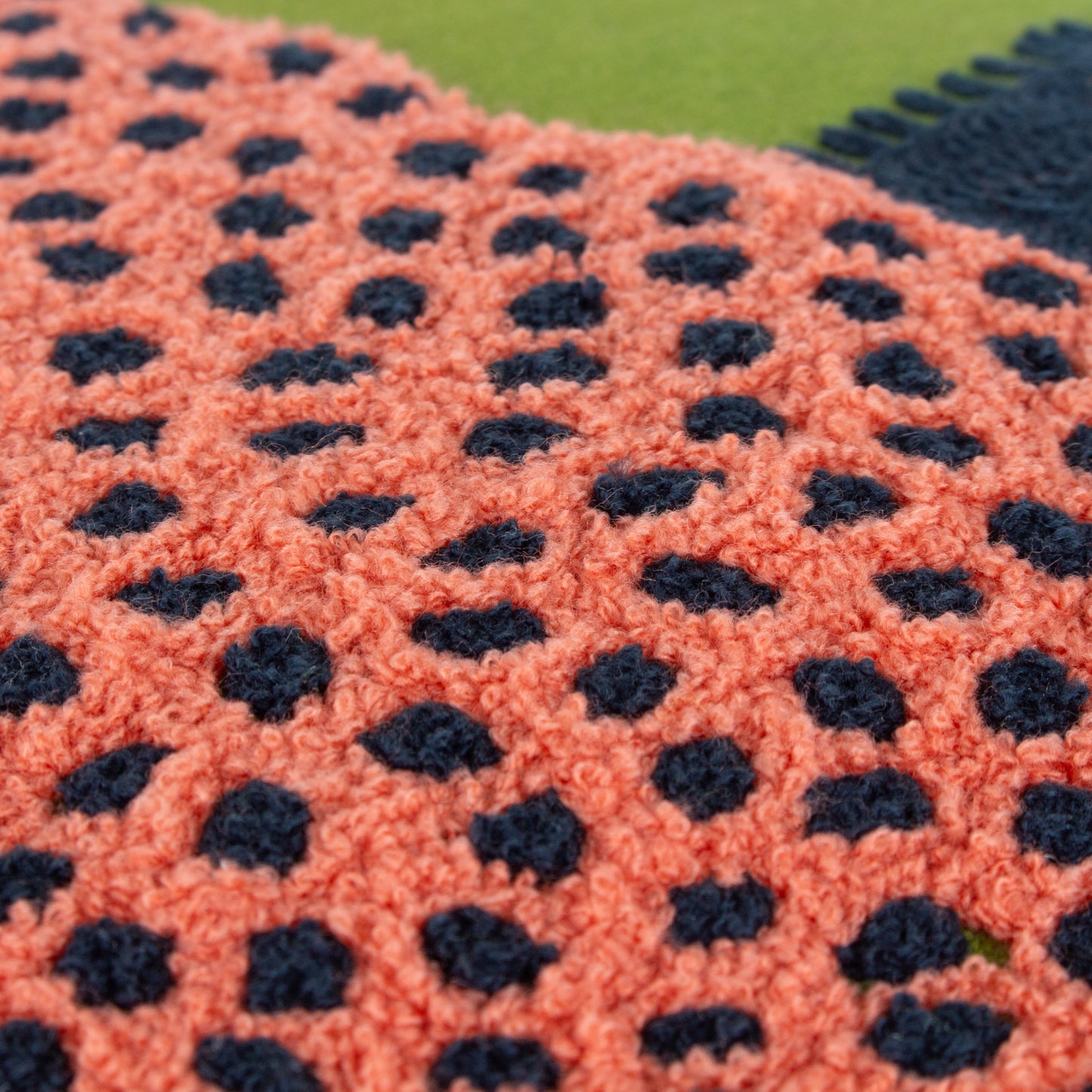 CORAL CHEETAH 45X45 CUSHION CASE CORAL
