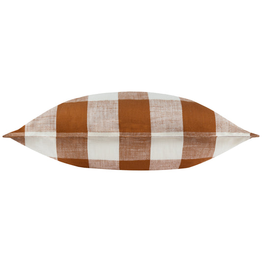 CHESIL CHECK 50X50 OUTDOOR CUSHION CASE PECAN