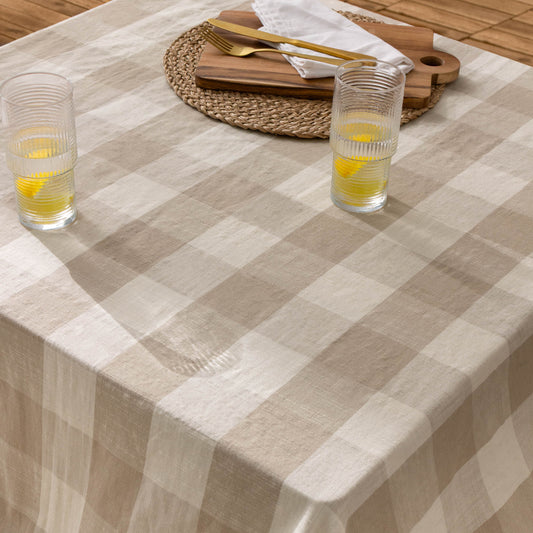 CHESIL CHECK 130X170 THROW NATURAL
