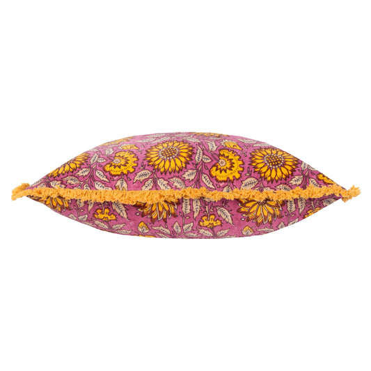 CLARENDON 50X50 CUSHION CASE PLUM