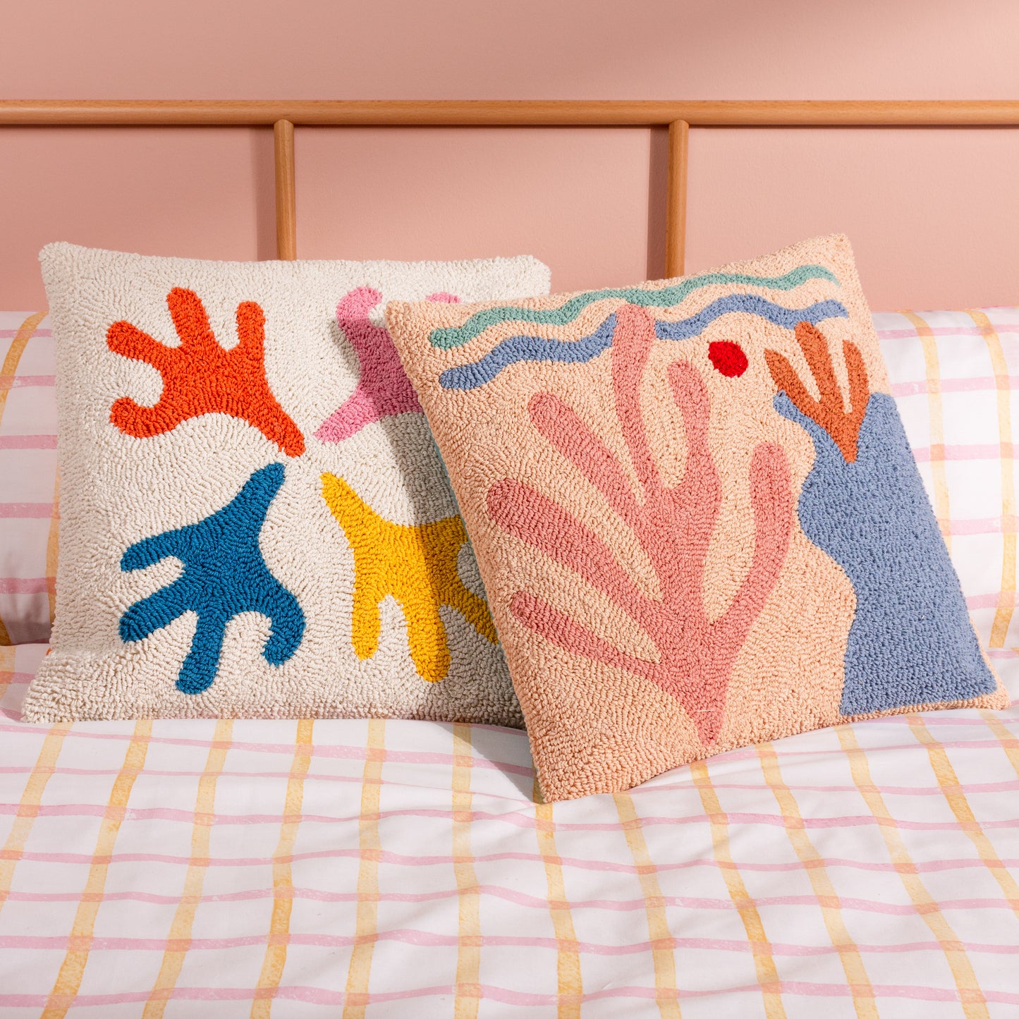 CORALS 45X45 CUSHION CASE JUST PEACHY
