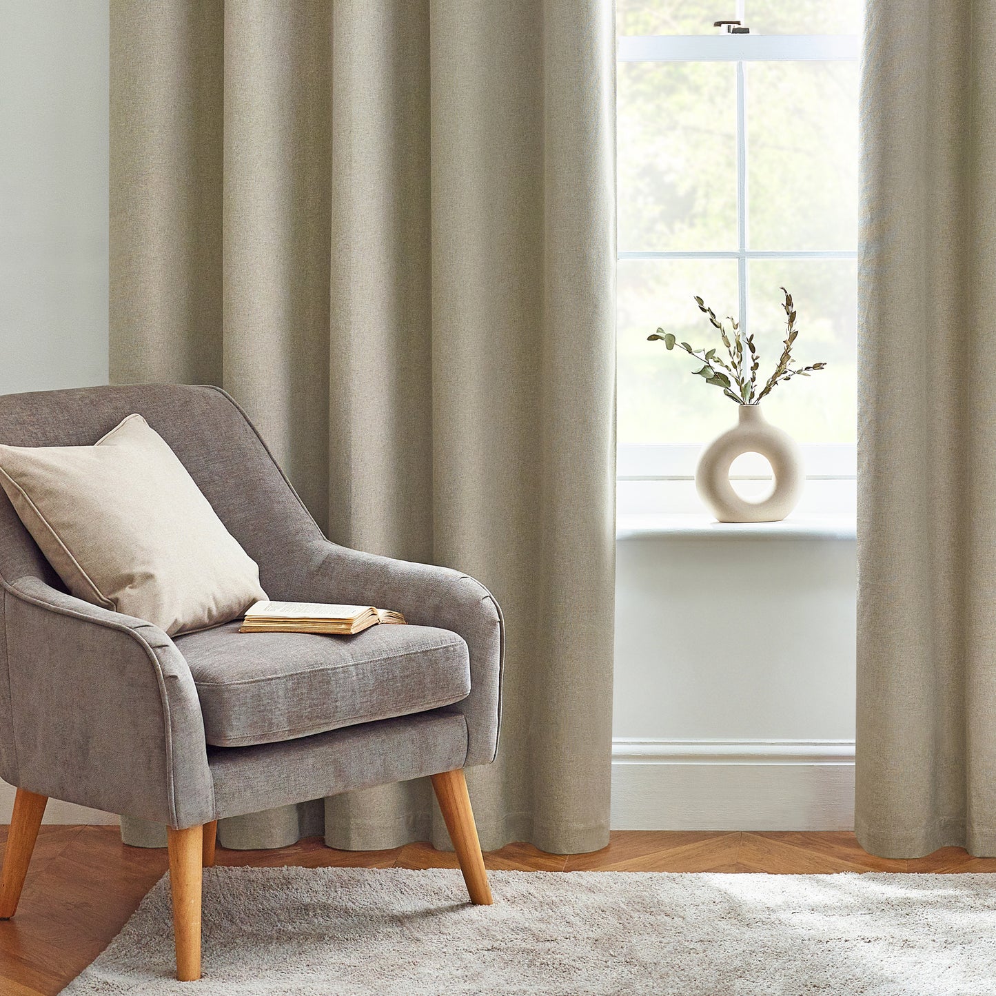 DAWN 45X45 CUSHION CASE NATURAL