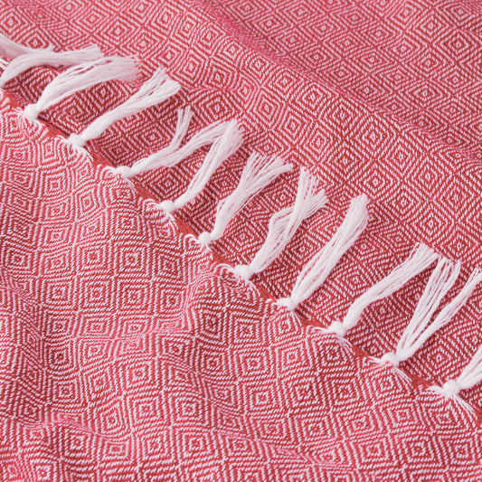 DESSA 130X180 OUTDOOR THROW FUCHSIA