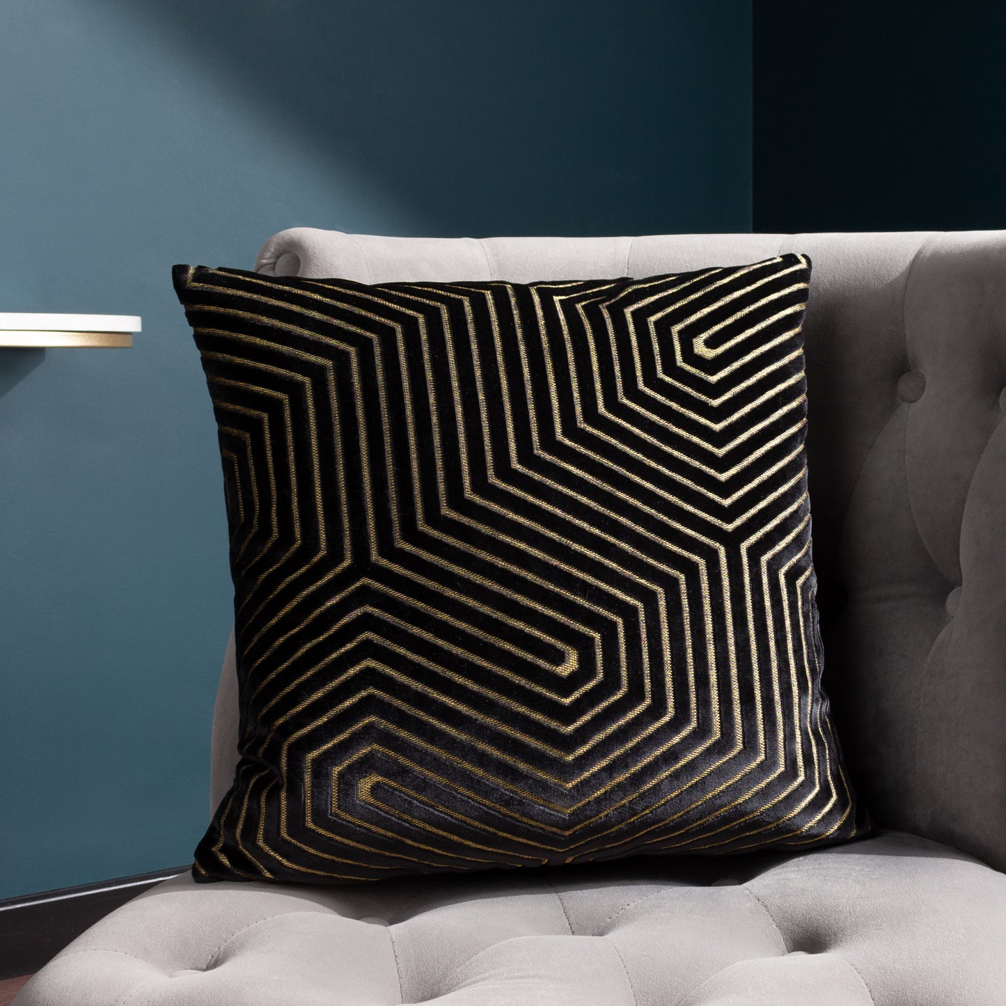 EVOKE 45X45 CUSHION CASE BLACK
