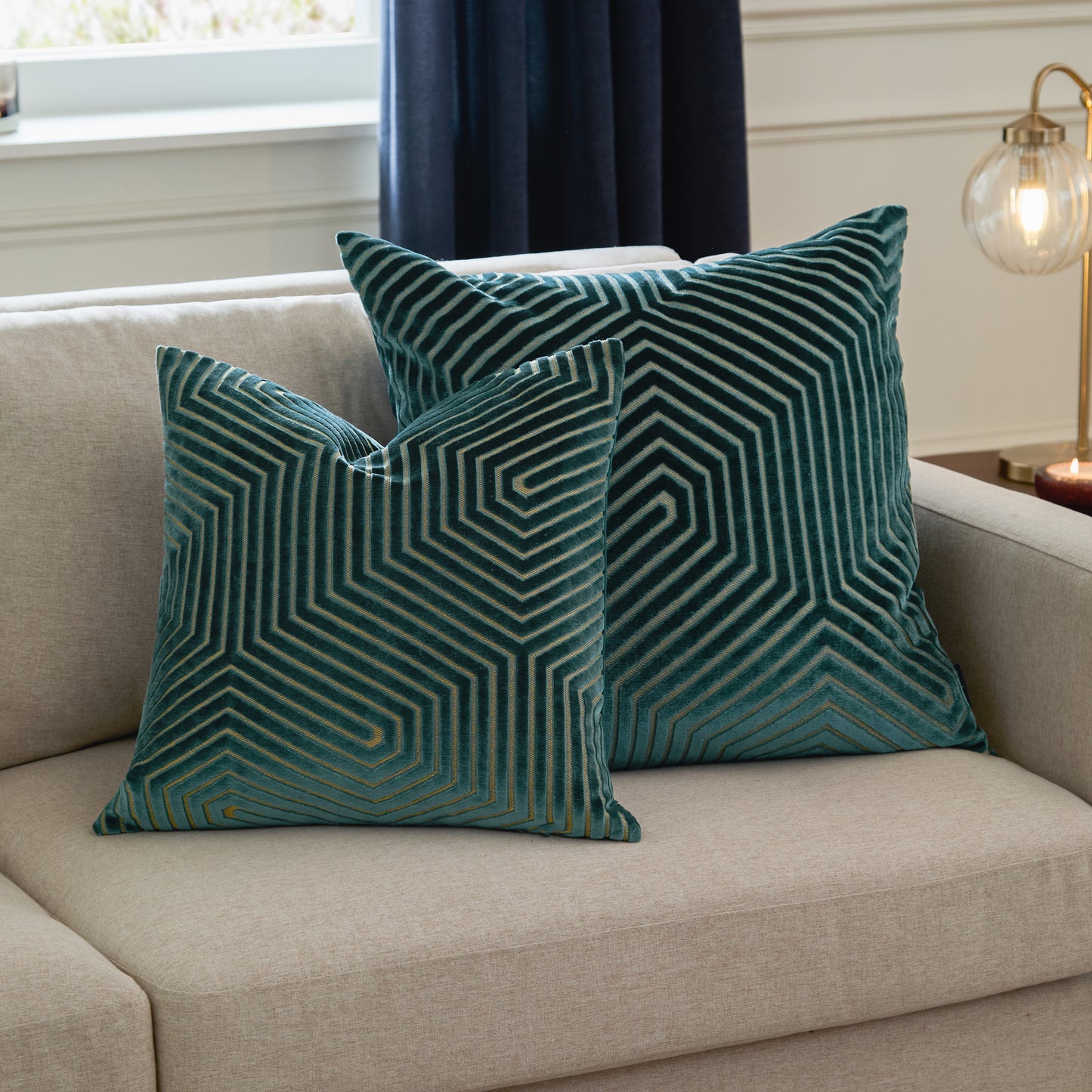 EVOKE 45X45 CUSHION CASE TEAL