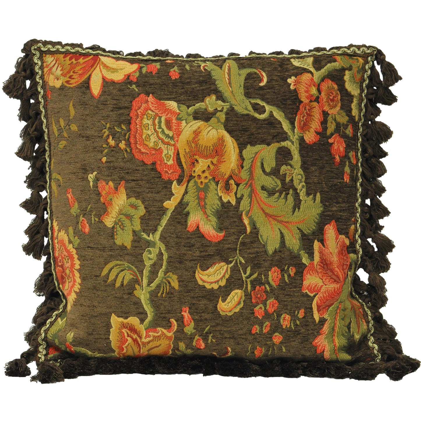 FAIRVALE 55X55 CUSHION CASE MOCHA
