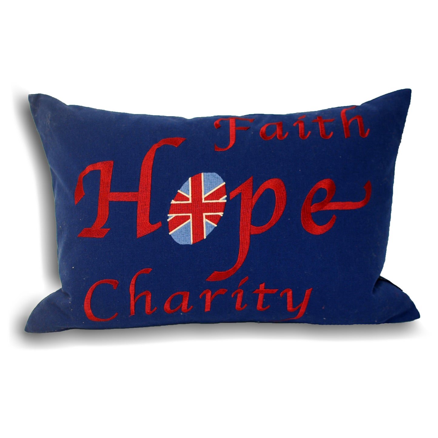 FAITH CUSHION CASE 35X50 NAVY
