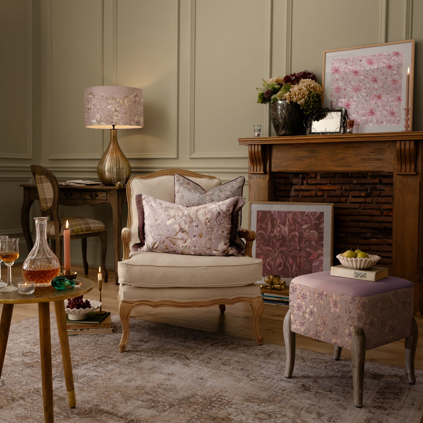 FLOELLA 40X60 CUSHION CASE VIOLA