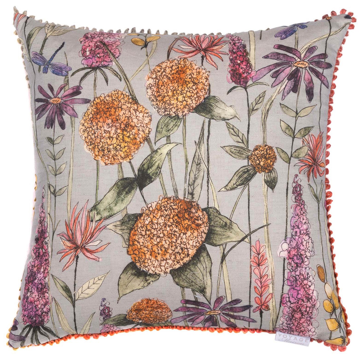 FLORIBUNDA 55x55 CUSHION CASE SQUARE