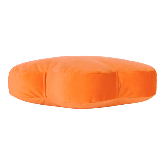 FLOWER READY FILLED CUSHION ORANGE