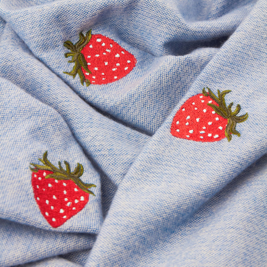 FRUITS 130X180 THROW BERRY SWEET BLUE