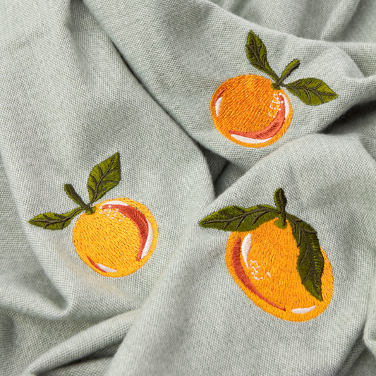 FRUITS 130X180 THROW ZESTY ORANGE