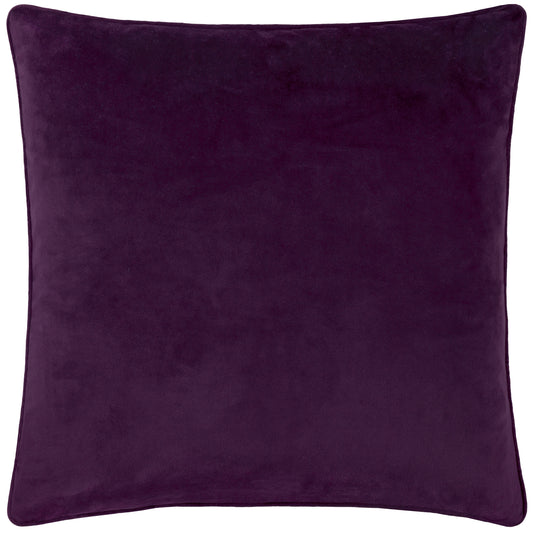 GUILDED PALMS 45X45 CUSHION CASE PLUM