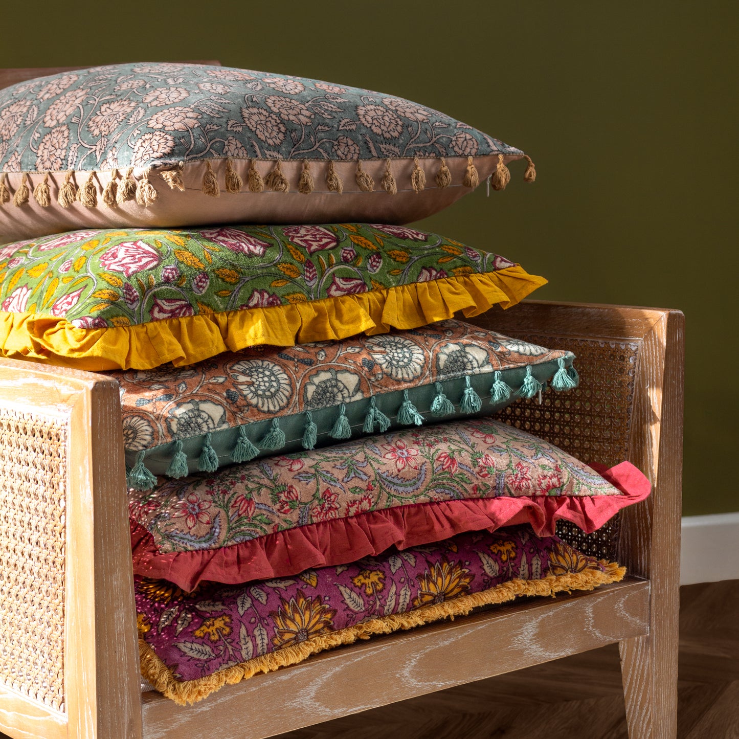 HAVEN 50X50 CUSHION CASE BLUSHING ROSE