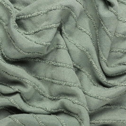 HAZIE LINEAR WOVEN THROW 130X180 EUCALYPTUS