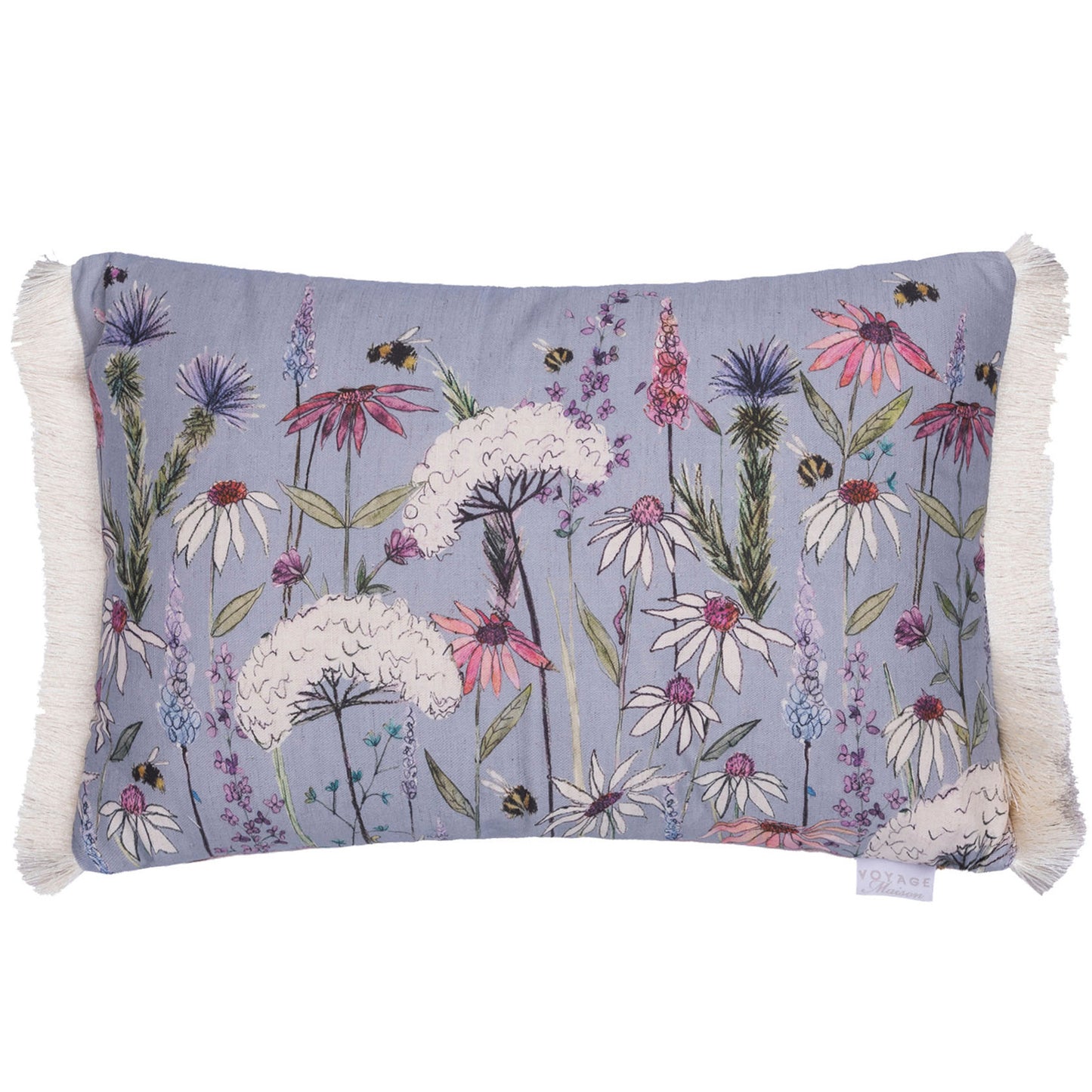 HERMIONE 40x60 CUSHION CASE BLUEBELL