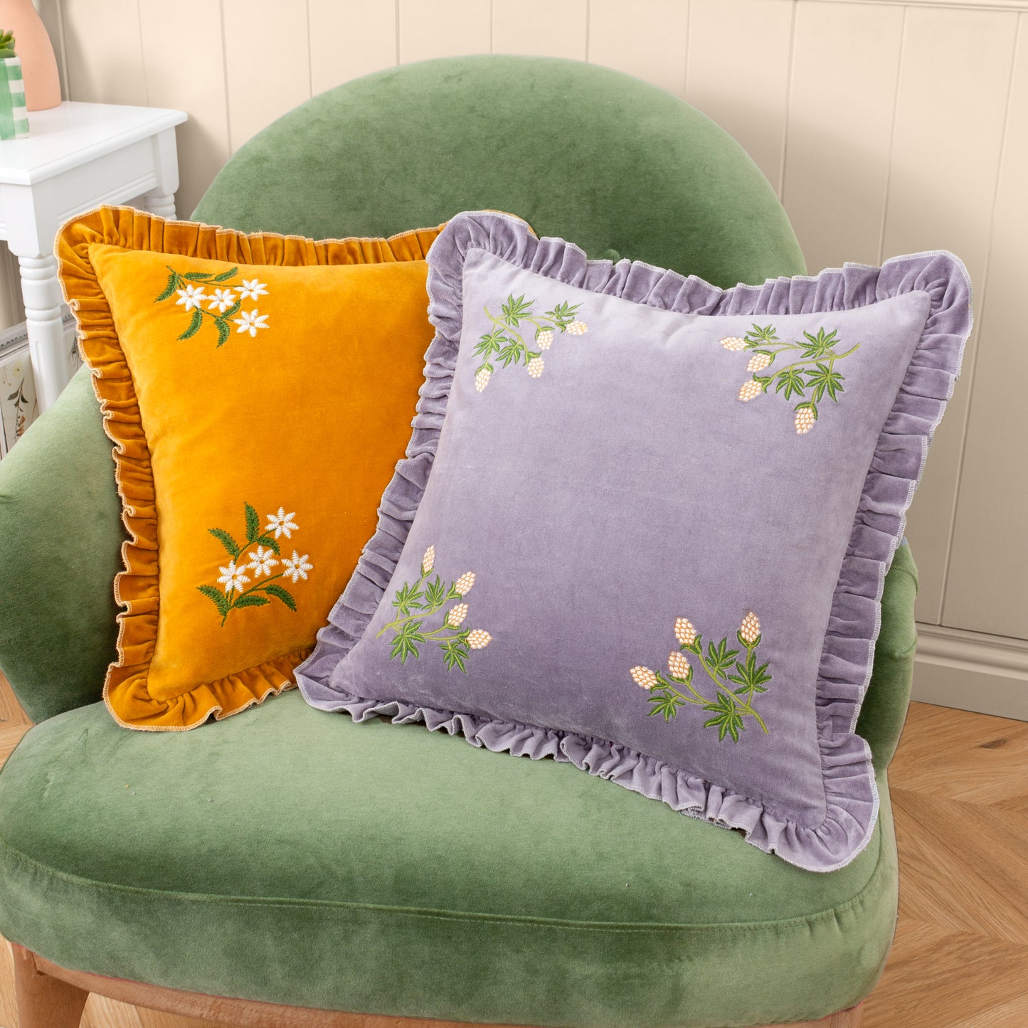 HETTIE 45X45 CUSHION CASE LILAC