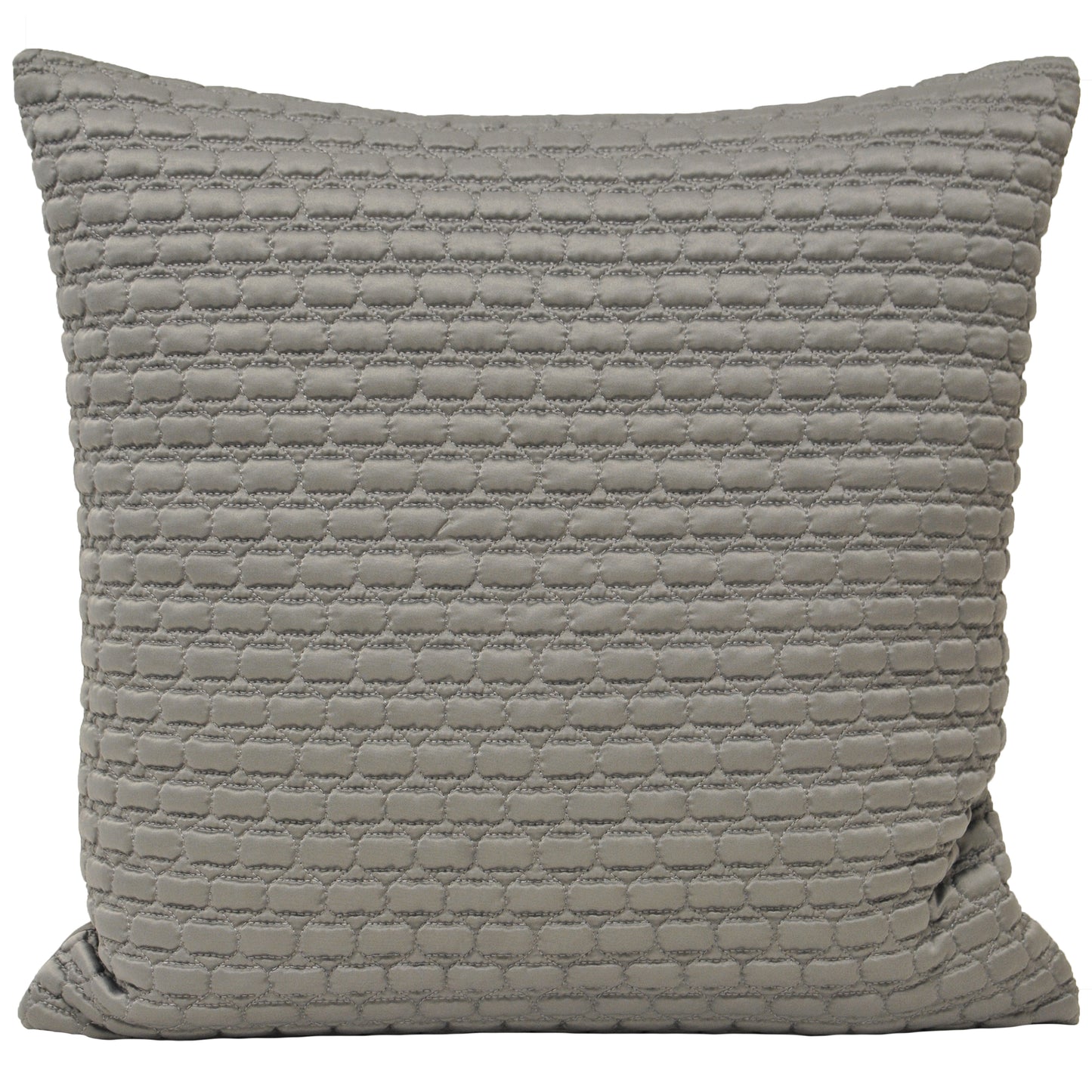 HONEYCOMB 45X45 CUSHION CASE SILVER