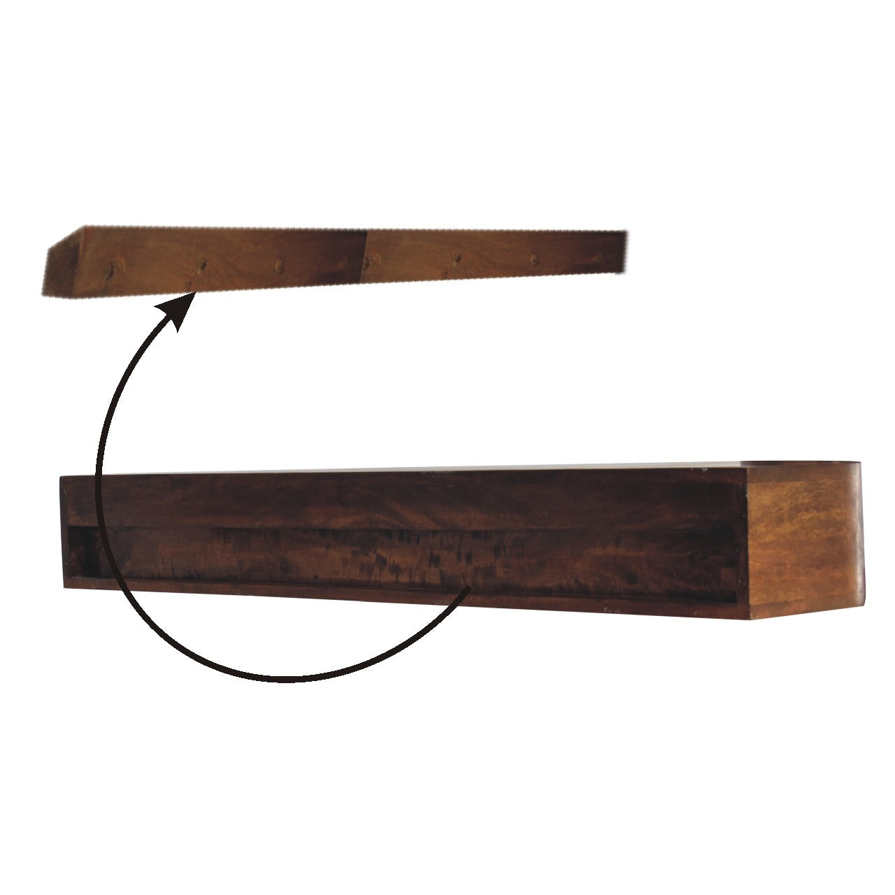 Lunar 2 Drawer Wall Mounted Console