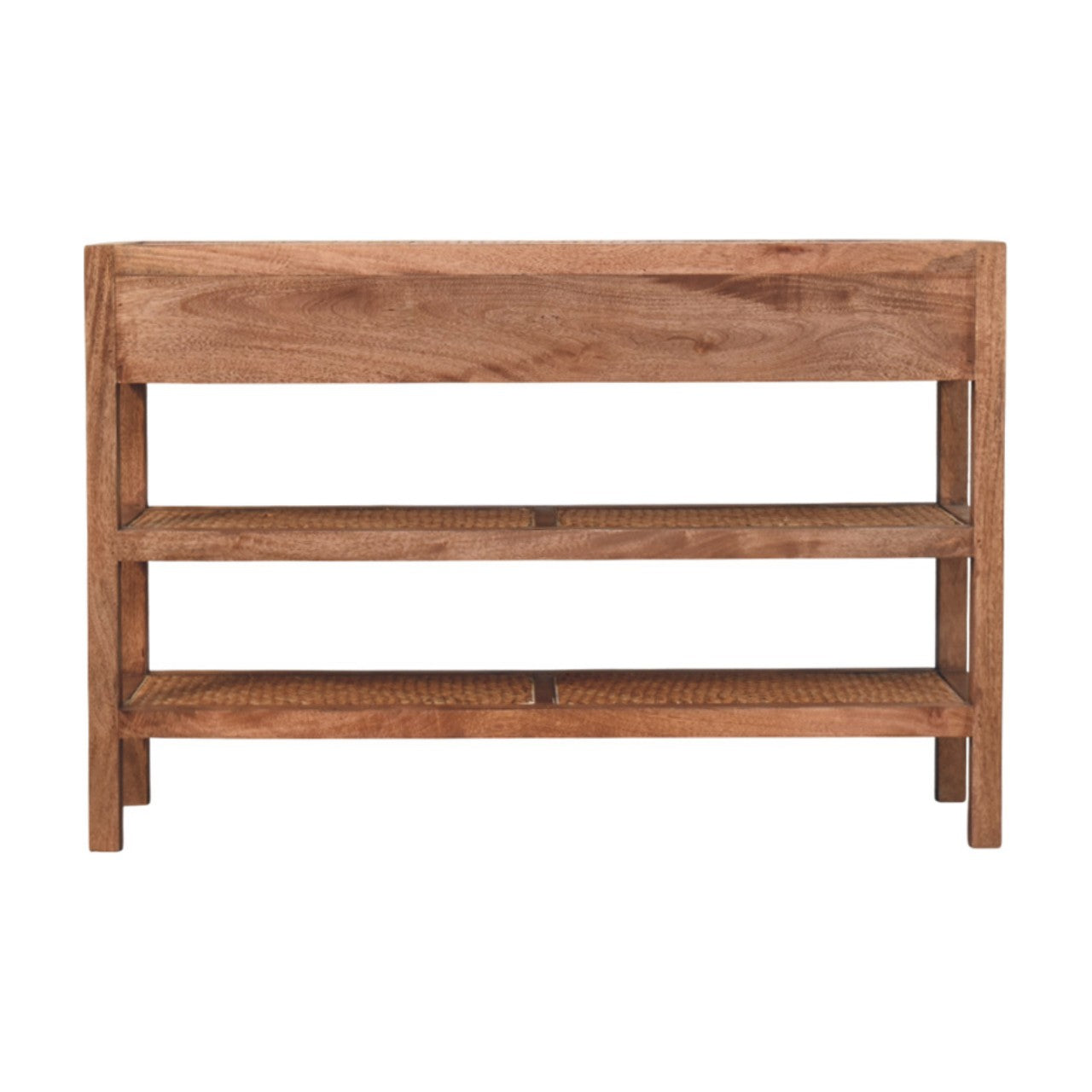 Saffron Rattan Console