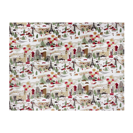 JOY TO ALL 140X180 THROW CREAM