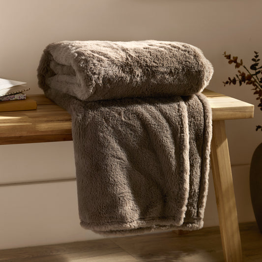KALLU 150X200 THROW MOCHA