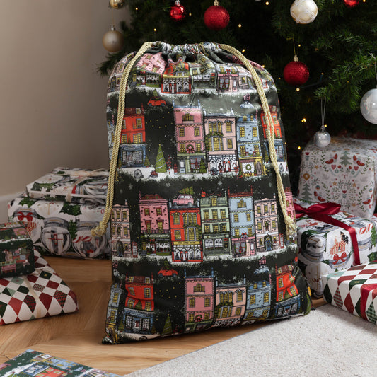 CHRISTMAS SPIRIT CHRISTMAS SACK/STOCKING BUNDLE MULTI
