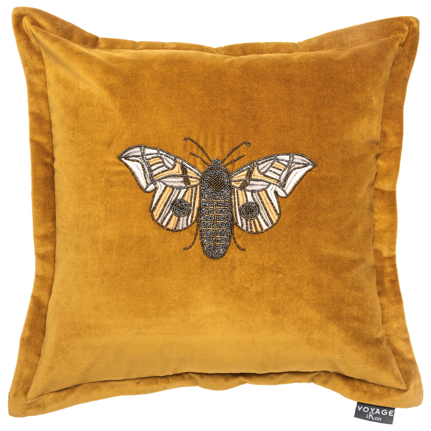 LUNA 50x50 CUSHION CASE MUSTARD