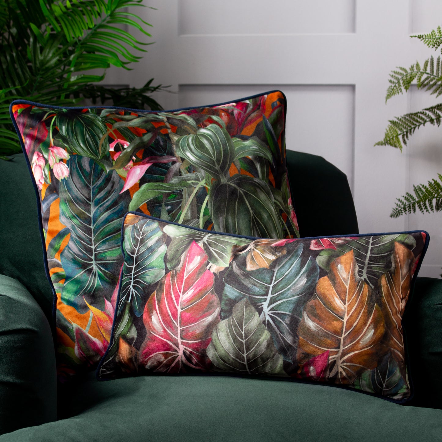 MOGORI WILD MEDINILLA 50X50 CUSHION CASE AUTUMN