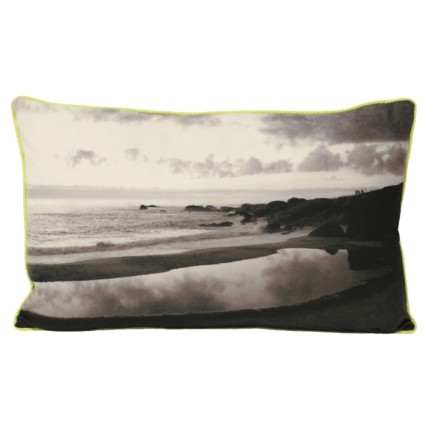NEON COAST CUSHION CASE 30X50 LIME