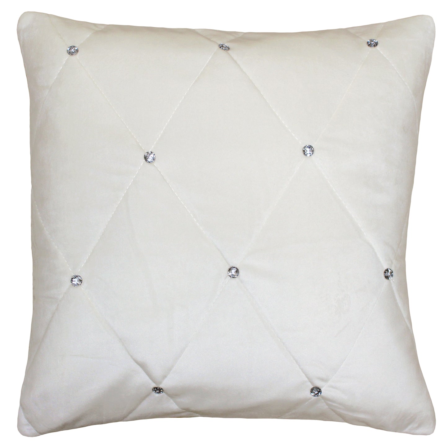 NEW DIAMANTE C/CASE 45X45 CREAM