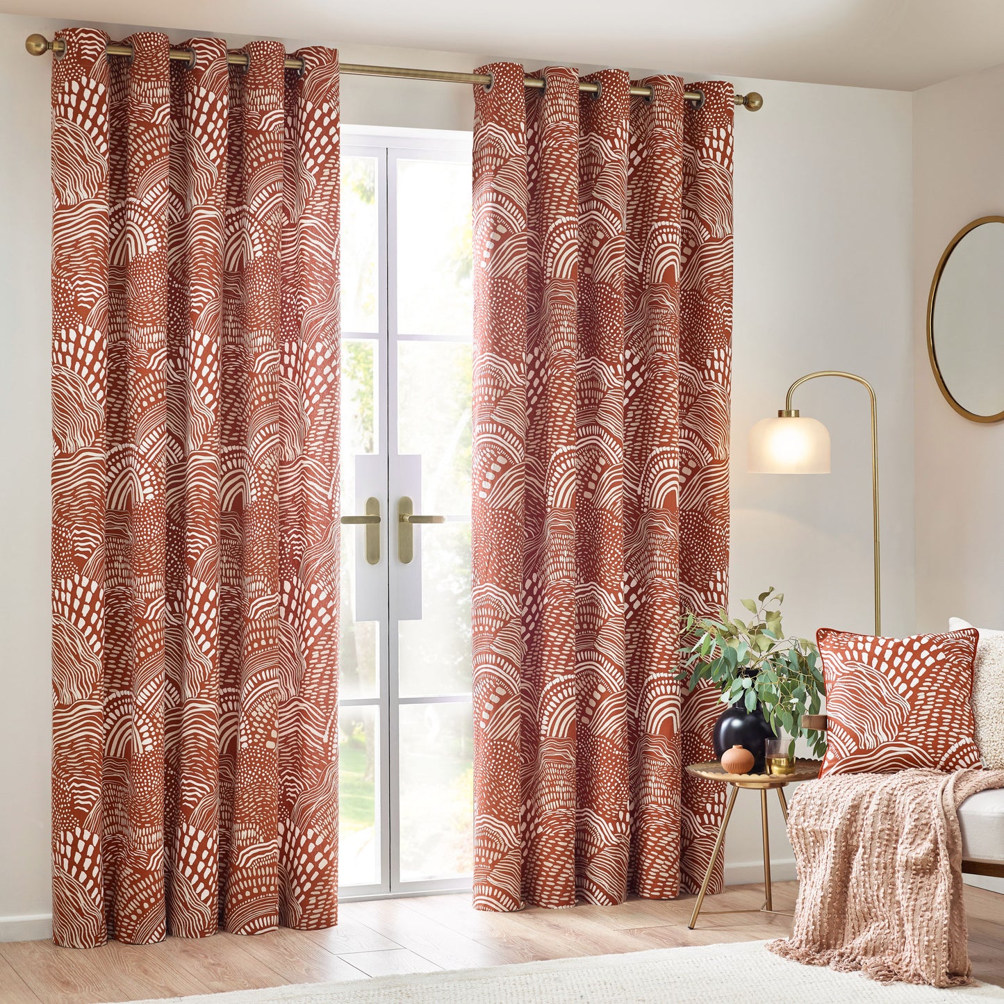 NOLA 45X45 CUSHION CASE CHESTNUT