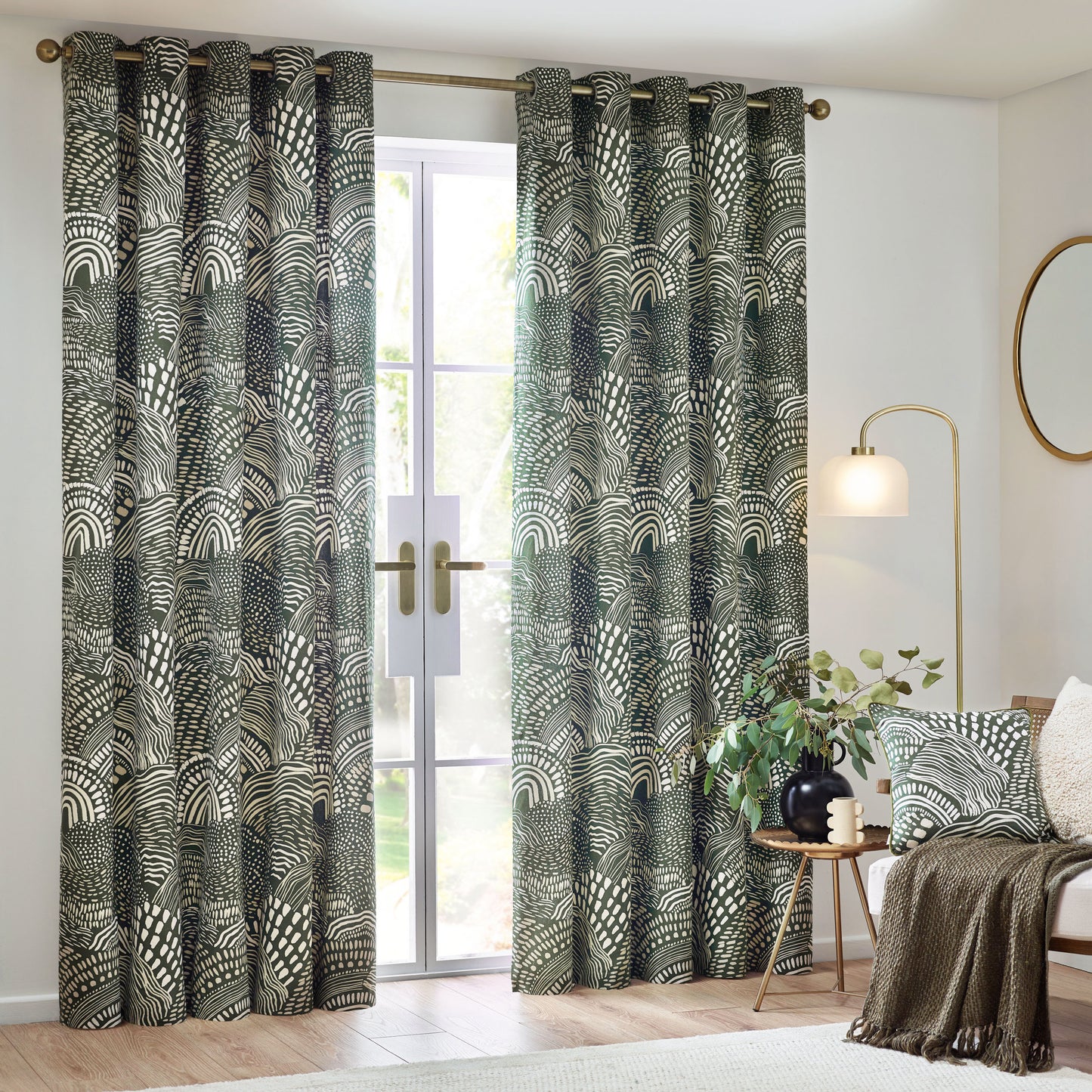 NOLA 45X45 CUSHION CASE OLIVE