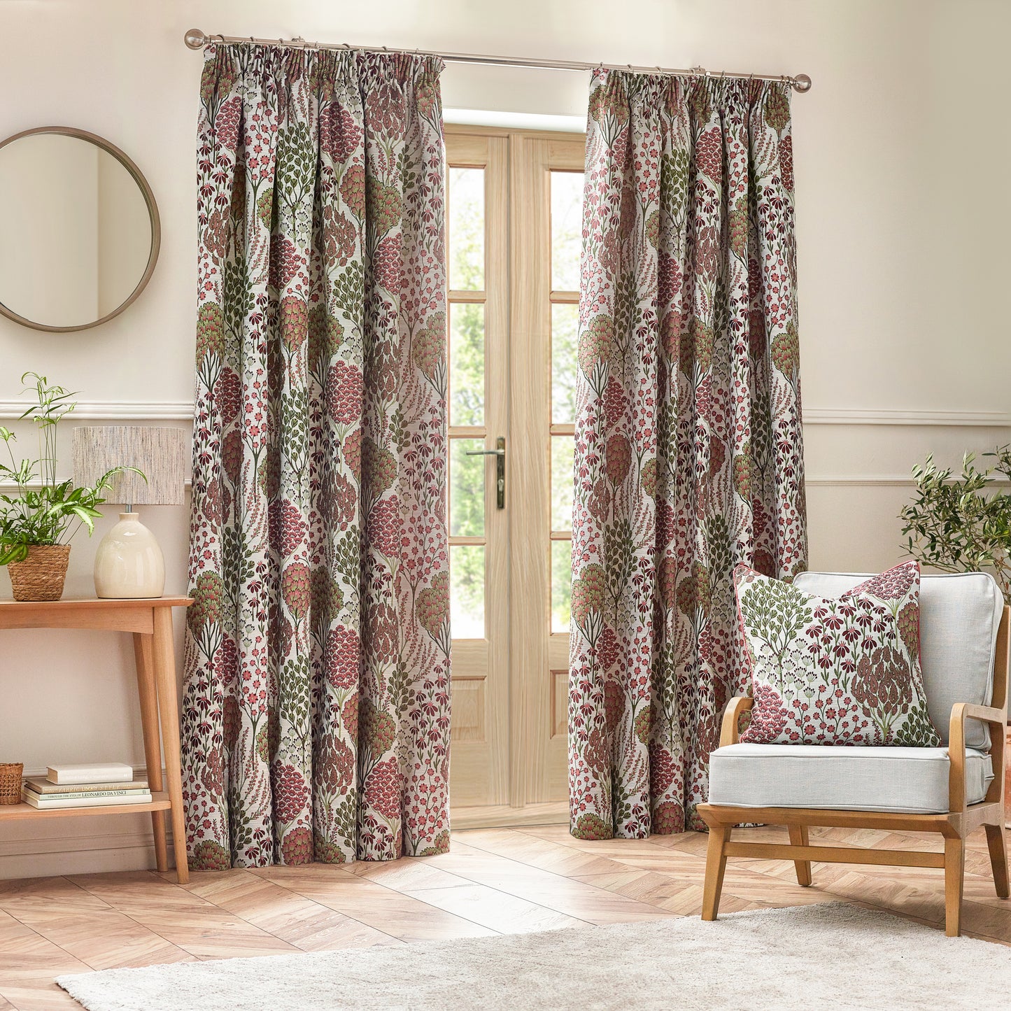 OPHELIA 50X50 CUSHION CASE REDNUT