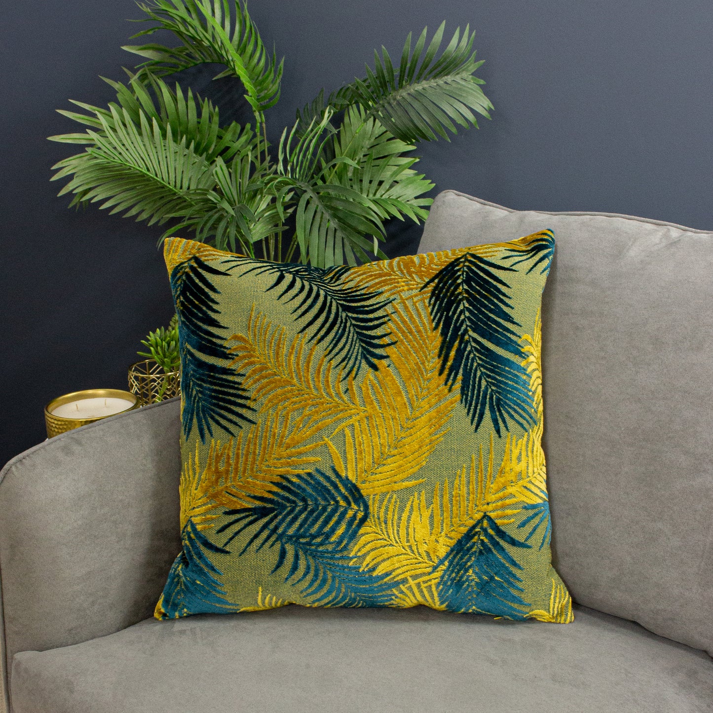 PALM GROVE 50X50 C/CASE GOLD/TEA