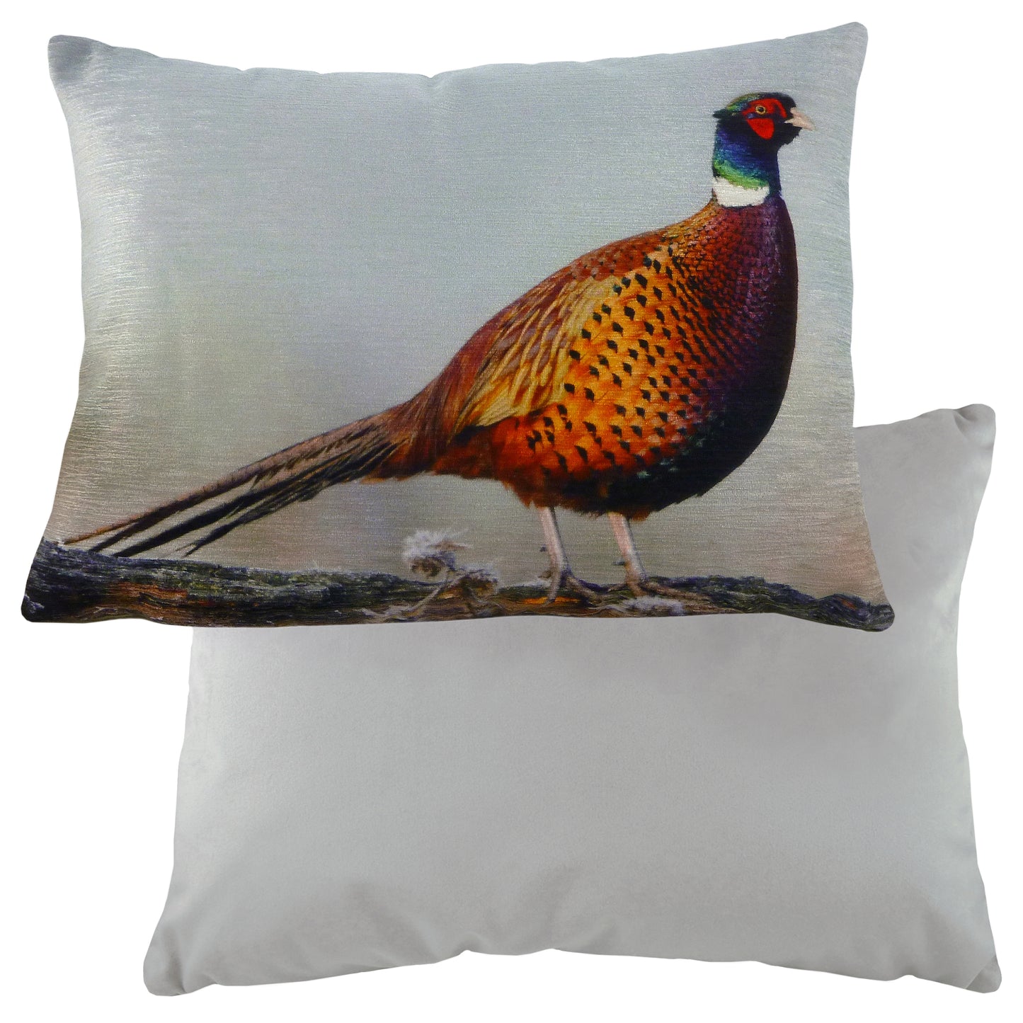 PHEASANT VELVET 43X33 C/CASE MULTI