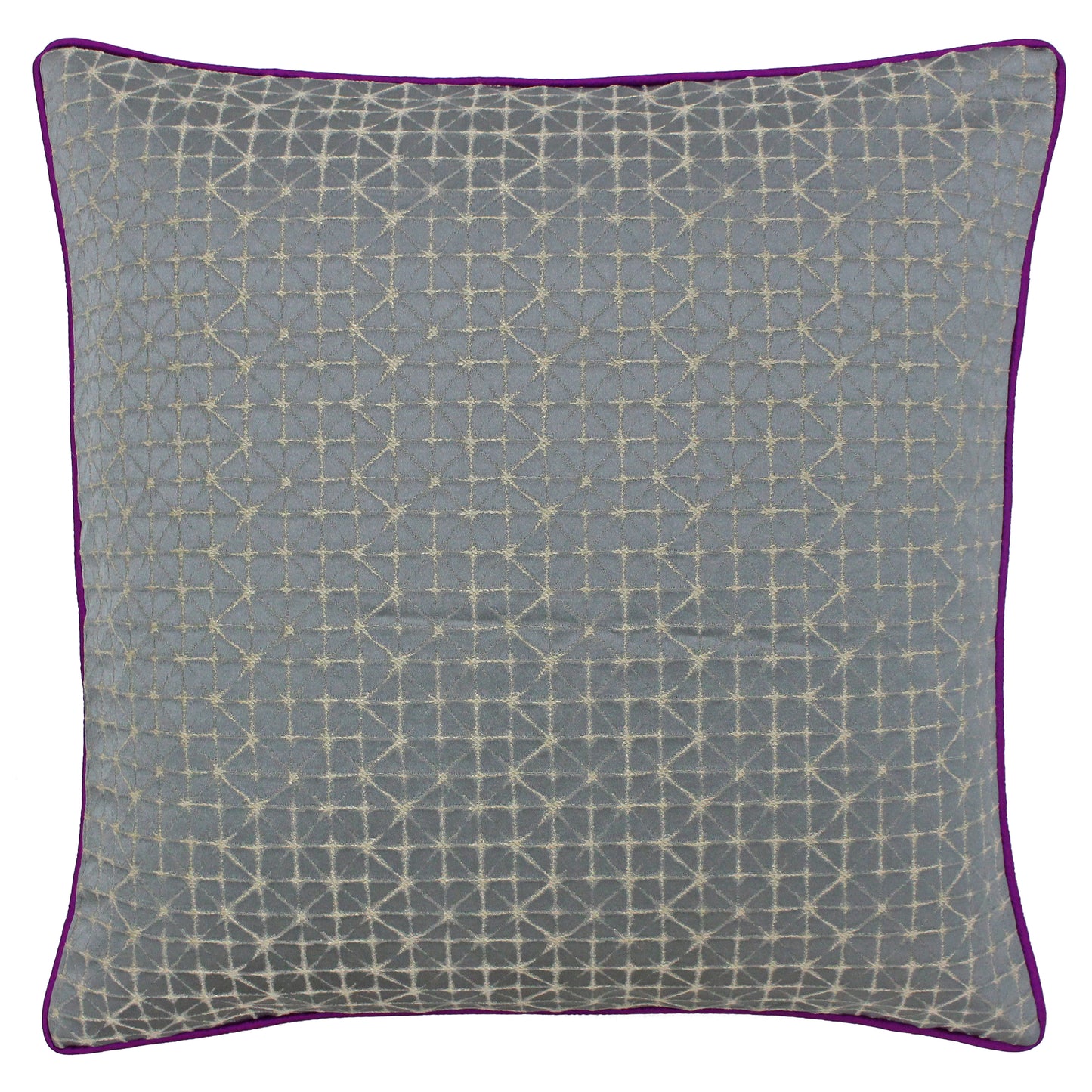 PIMLICO CUSHION CASE 45X45 SILV/MAGENT
